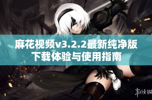 麻花视频v3.2.2最新纯净版下载体验与使用指南