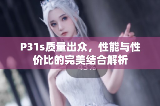 P31s质量出众，性能与性价比的完美结合解析