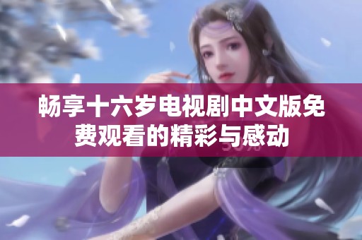 畅享十六岁电视剧中文版免费观看的精彩与感动