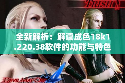 全新解析：解读成色18k1.220.38软件的功能与特色