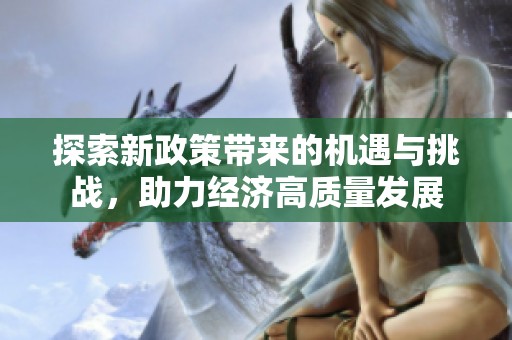 探索新政策带来的机遇与挑战，助力经济高质量发展