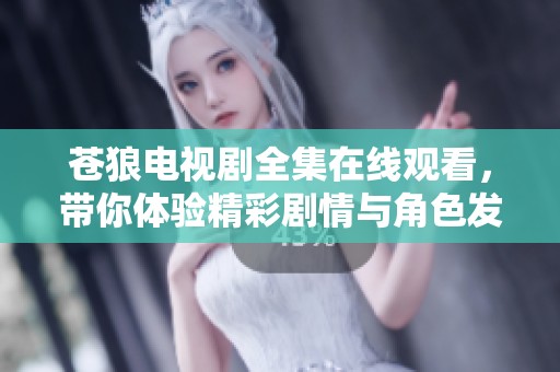 苍狼电视剧全集在线观看，带你体验精彩剧情与角色发展