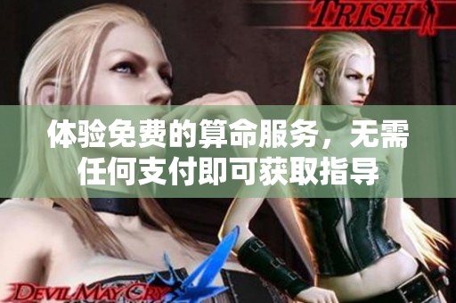 体验免费的算命服务，无需任何支付即可获取指导