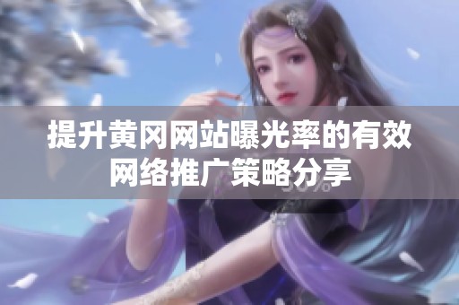 提升黄冈网站曝光率的有效网络推广策略分享