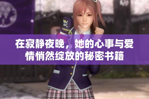 在寂静夜晚，她的心事与爱情悄然绽放的秘密书籍