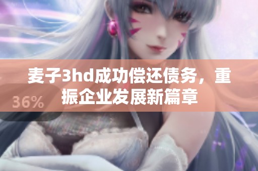 麦子3hd成功偿还债务，重振企业发展新篇章