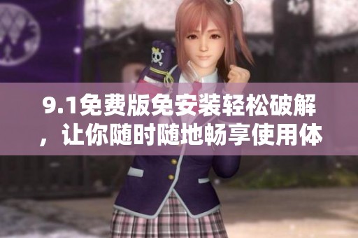 9.1免费版免安装轻松破解，让你随时随地畅享使用体验