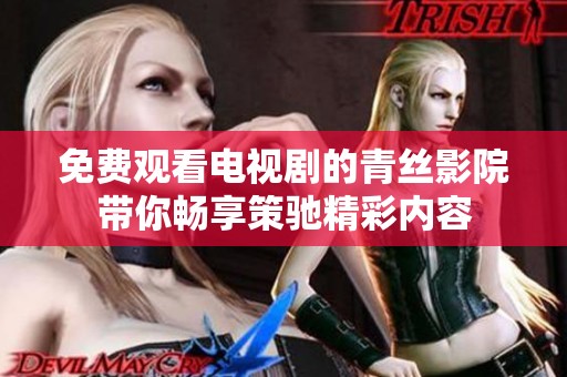 免费观看电视剧的青丝影院带你畅享策驰精彩内容