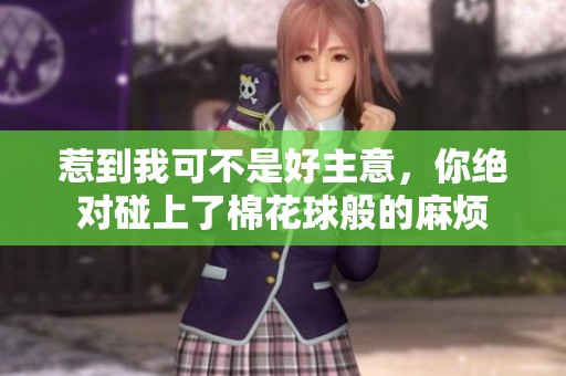 惹到我可不是好主意，你绝对碰上了棉花球般的麻烦