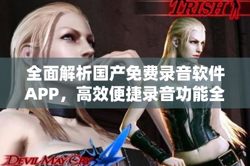 全面解析国产免费录音软件APP，高效便捷录音功能全体验
