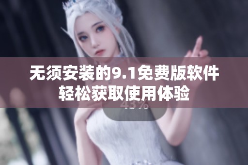 无须安装的9.1免费版软件轻松获取使用体验
