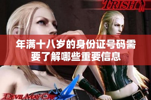 年满十八岁的身份证号码需要了解哪些重要信息