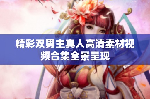 精彩双男主真人高清素材视频合集全景呈现