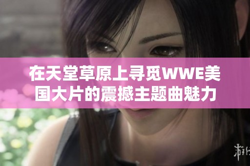 在天堂草原上寻觅WWE美国大片的震撼主题曲魅力