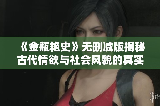 《金瓶艳史》无删减版揭秘古代情欲与社会风貌的真实面貌