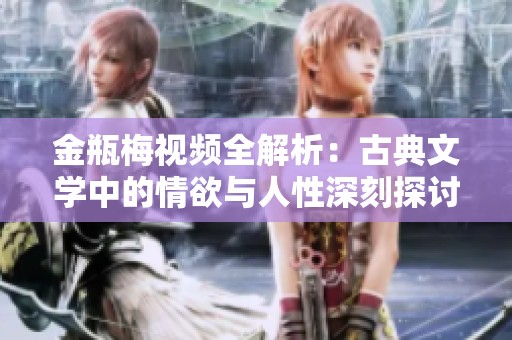 金瓶梅视频全解析：古典文学中的情欲与人性深刻探讨