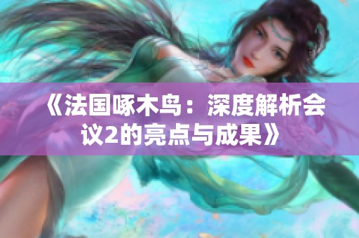 《法国啄木鸟：深度解析会议2的亮点与成果》