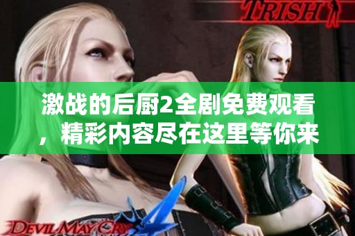 激战的后厨2全剧免费观看，精彩内容尽在这里等你来体验